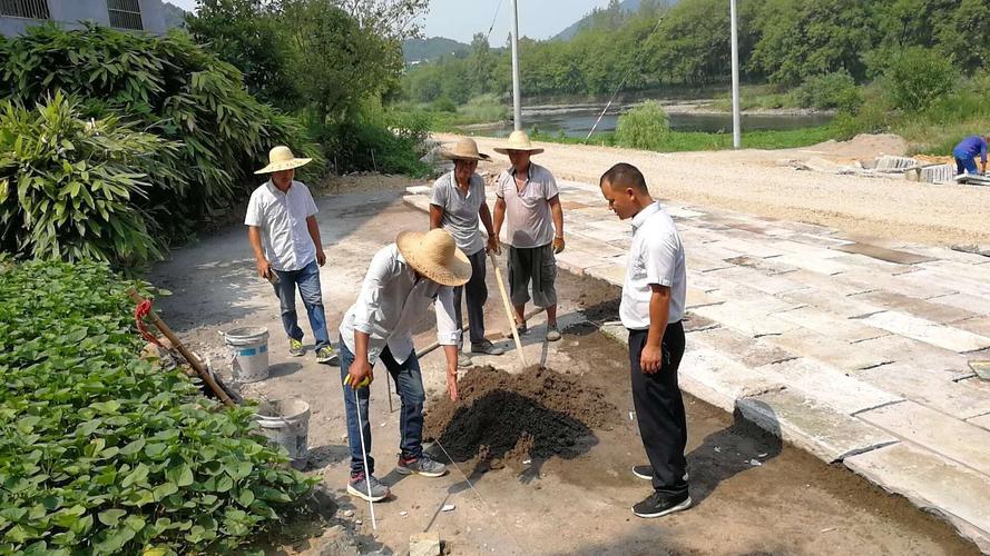 写美篇石壁项目施工单位: 义乌市天鹏园林绿化工程 施工位置
